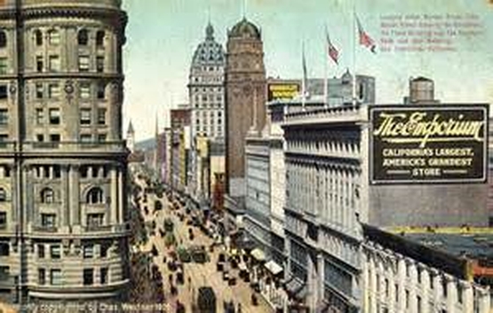 The Emporium, Vintage Postcard