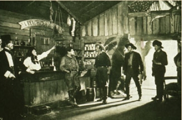 "Girl of the Golden West" Belasco's Stageplay adapted by Puccini for Opera.