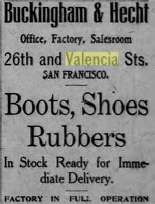 Hecht shoe advertisement
