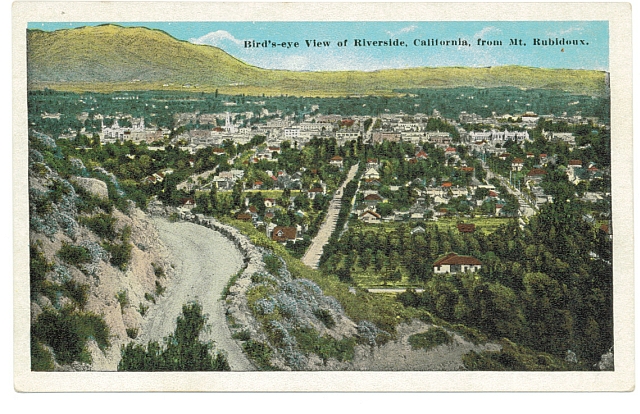 Redlands from the top of Mt.Rubidoux circa 1900. #WSPostage Collection