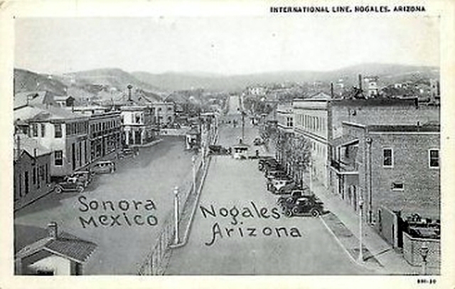 Nogales, After Turn of Century After Name Change from "Isaacson," and After the Isaacson's had Left Town. Postcard