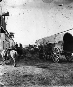 Downtown Tucson, Arizona Territory in 1874, #WS1275