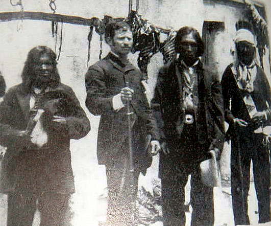 Rare Photo of Solomon Bibo and Acama Indians JMAW found in Las Vegas, New Mexico.