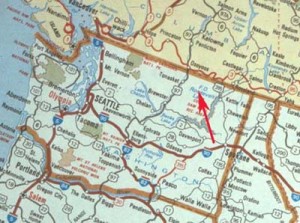 Republic, Washington on the Map 
