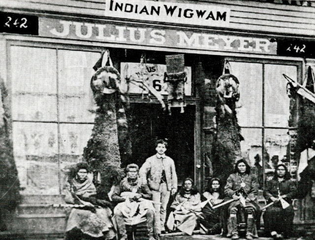 Julius Meyer at the Wigwam Store in Omaha