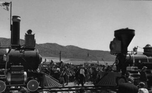 Joining of the Rails at Promentary Point, Utah