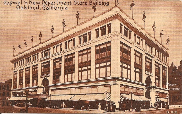 Capwell's Department Store, Oakland, Vintage Postcard