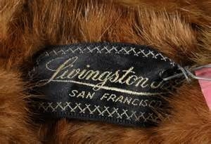 Livingston Label of Fur Coat