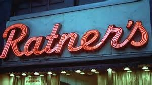 Ratner's Deli Sign, New York