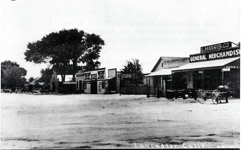 A view of the Leo Harris & Co. General Merchandise Store in Downtown Lancaster (c. 1913).