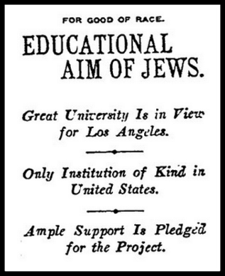 Adv in Local Newspaper for School, 1907
