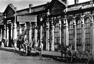 J Boscowitz store on Yates Street, Victoria, 1860's, #WS0357