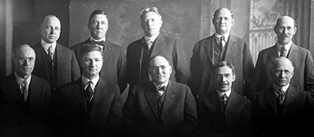 First City Council of Anchorage, Ike Bayles is seated 2nd from right.