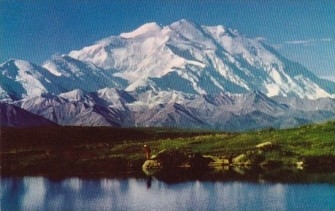 Everyday View from Downtown Anchorage, Vintage Postcard.