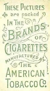 American Tobacco Card