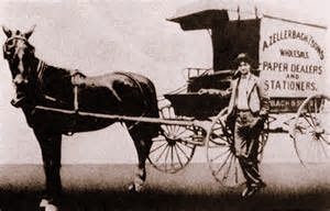 Early Zellerbach Delivery Wagon