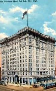 The Newhouse Hotel, vintage postcard