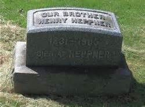 Henry Heppner's Gravestone