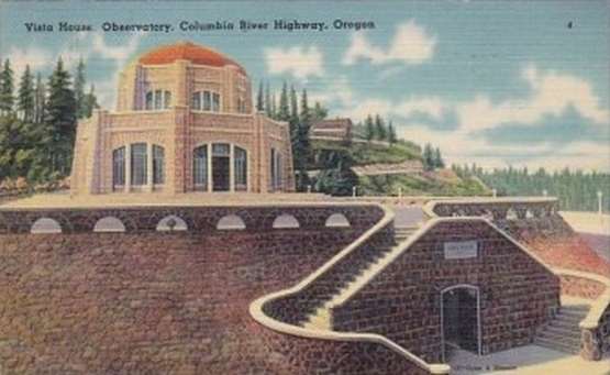 Vista House, Vintage Postcard