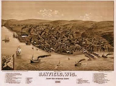 Bayfield, Wisconsin, Early Map